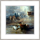 Tumbled City, Framed Urban Abstract Fine Art Print