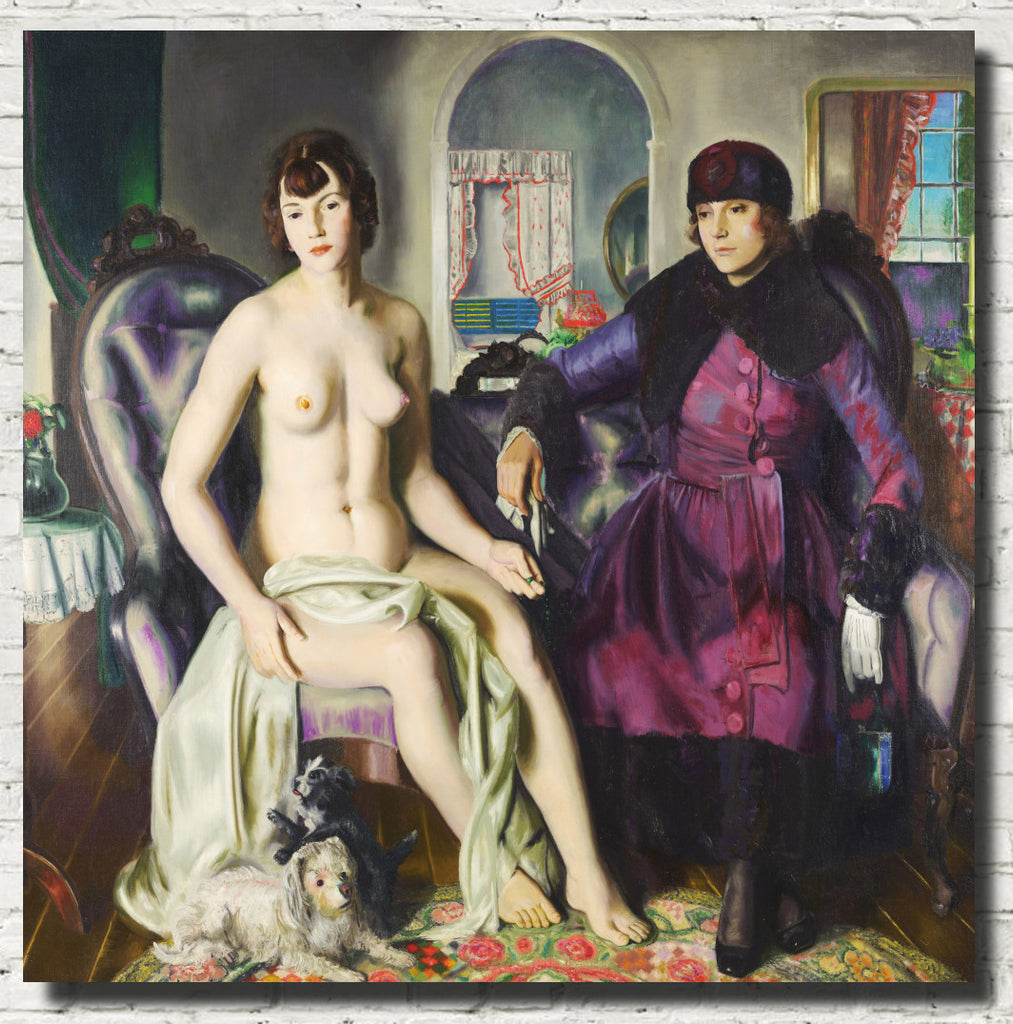 George Bellows Fine Art Print, Two Women