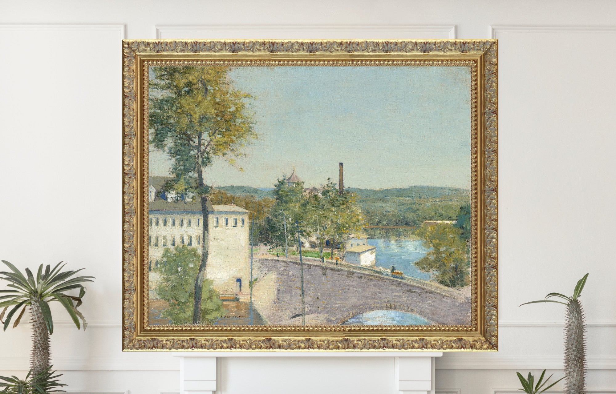 U.S. Thread Company Mills, Willimantic, Connecticut, J. Alden Weir