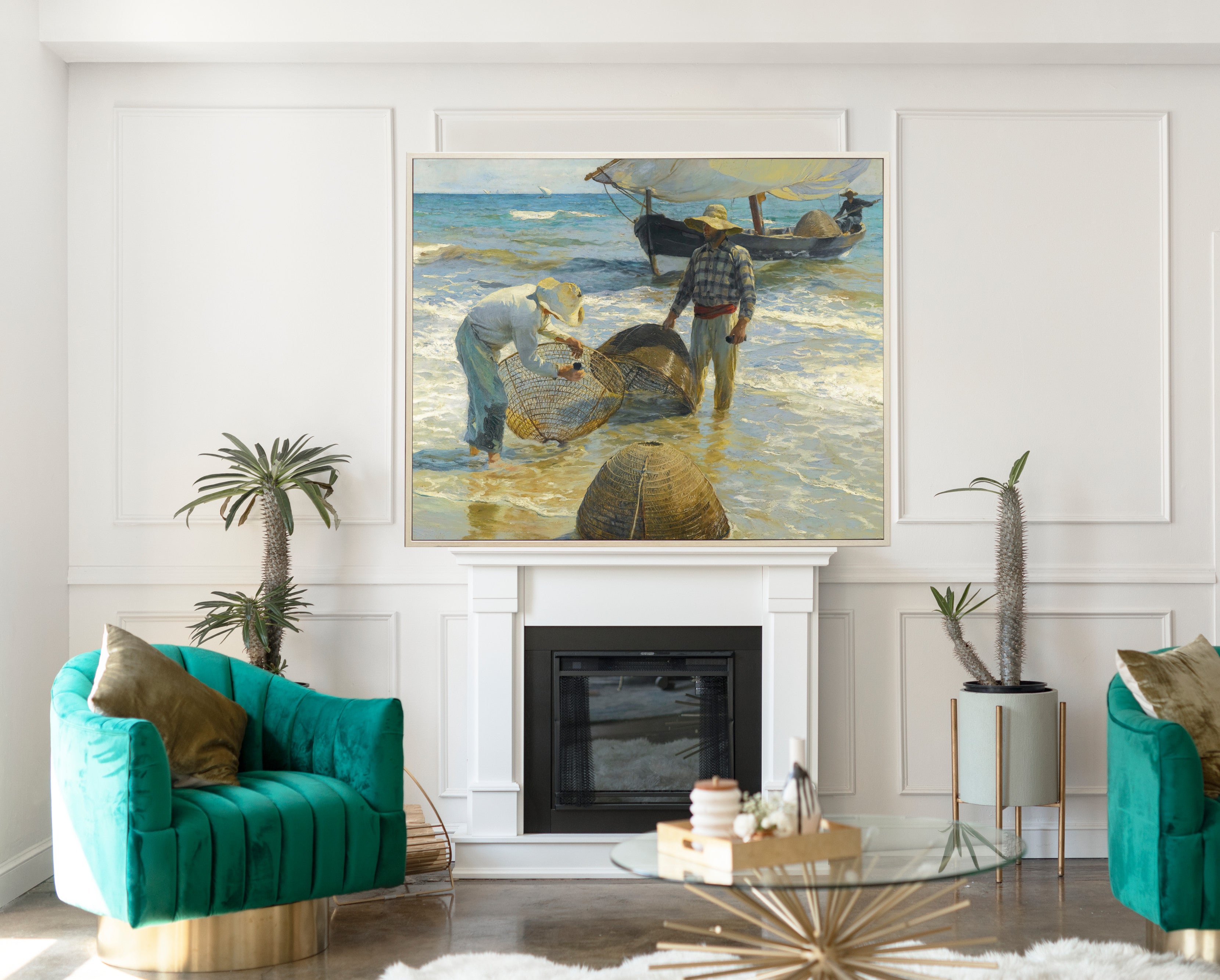 Valencian Fishermen, Joaquín Sorolla Fine Art Print