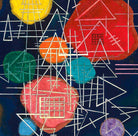 Geometric Abstract Art, Wassily Kandinsky Fine Art Print, Veiled Glow