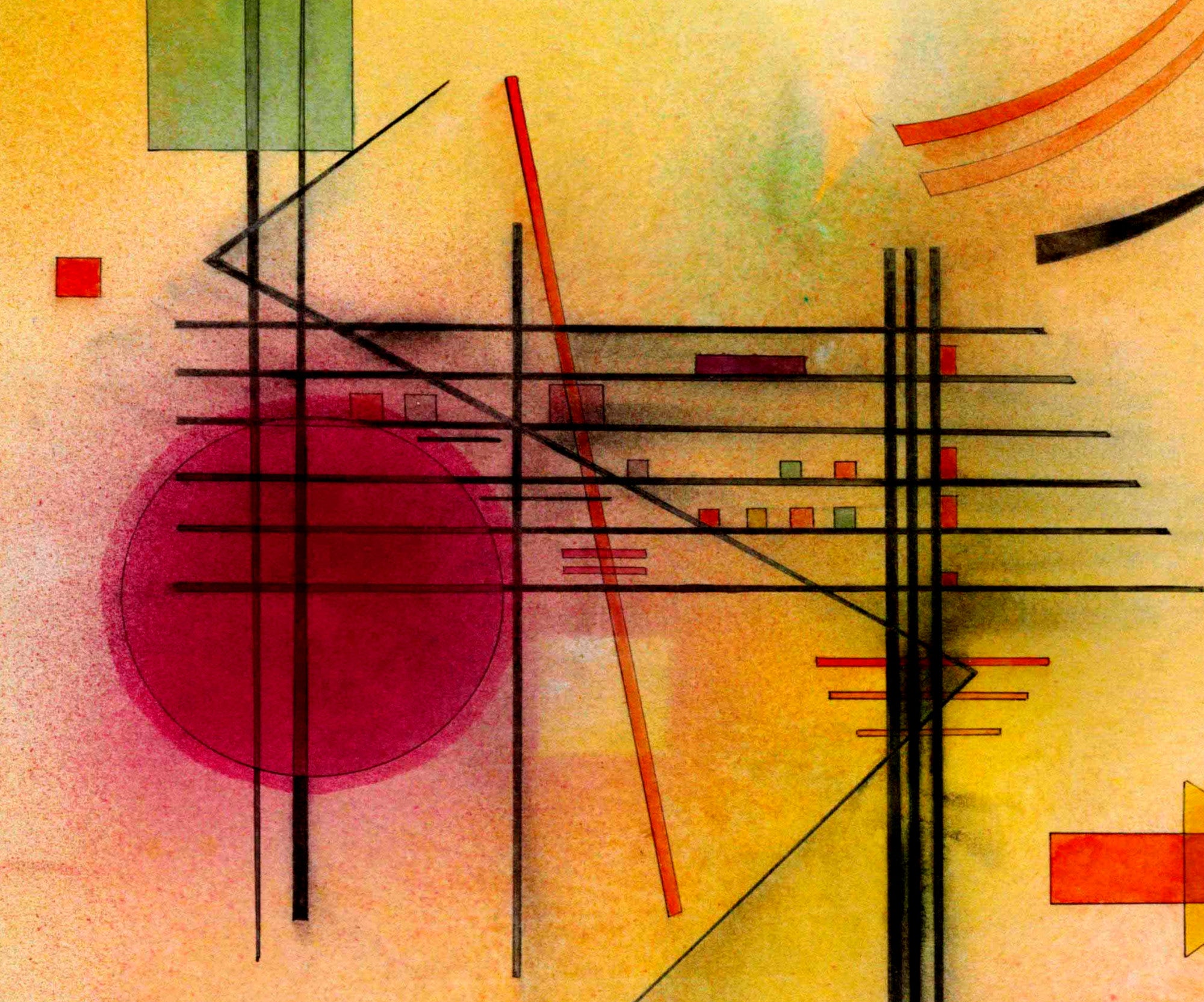 Abstract Art, Wassily Kandinsky Fine Art Print, Vibrating