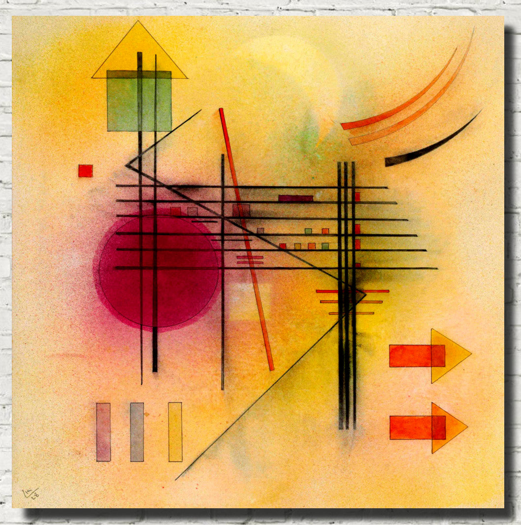 Abstract Art, Wassily Kandinsky Fine Art Print, Vibrating