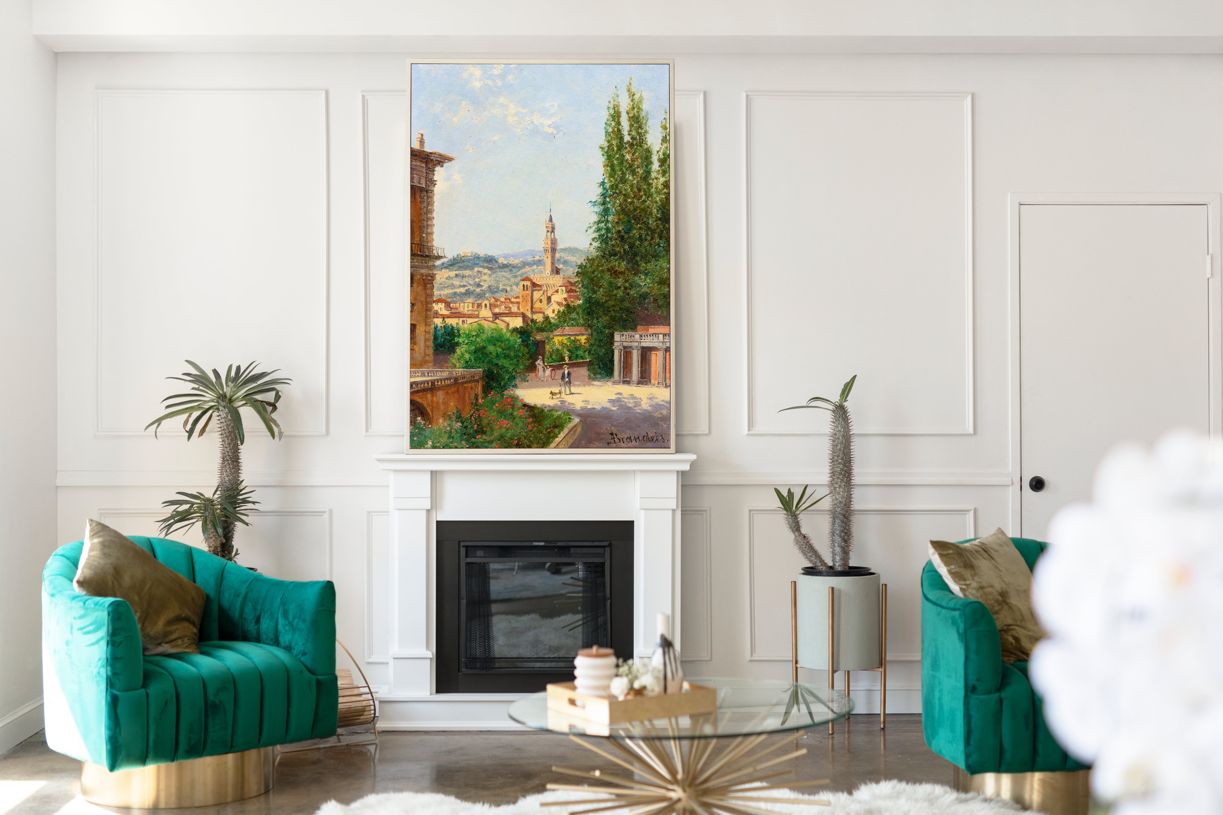 View Of Palazzo Vecchio From The Boboli Gardens, Florence, Antonietta Brandeis Fine Art Print