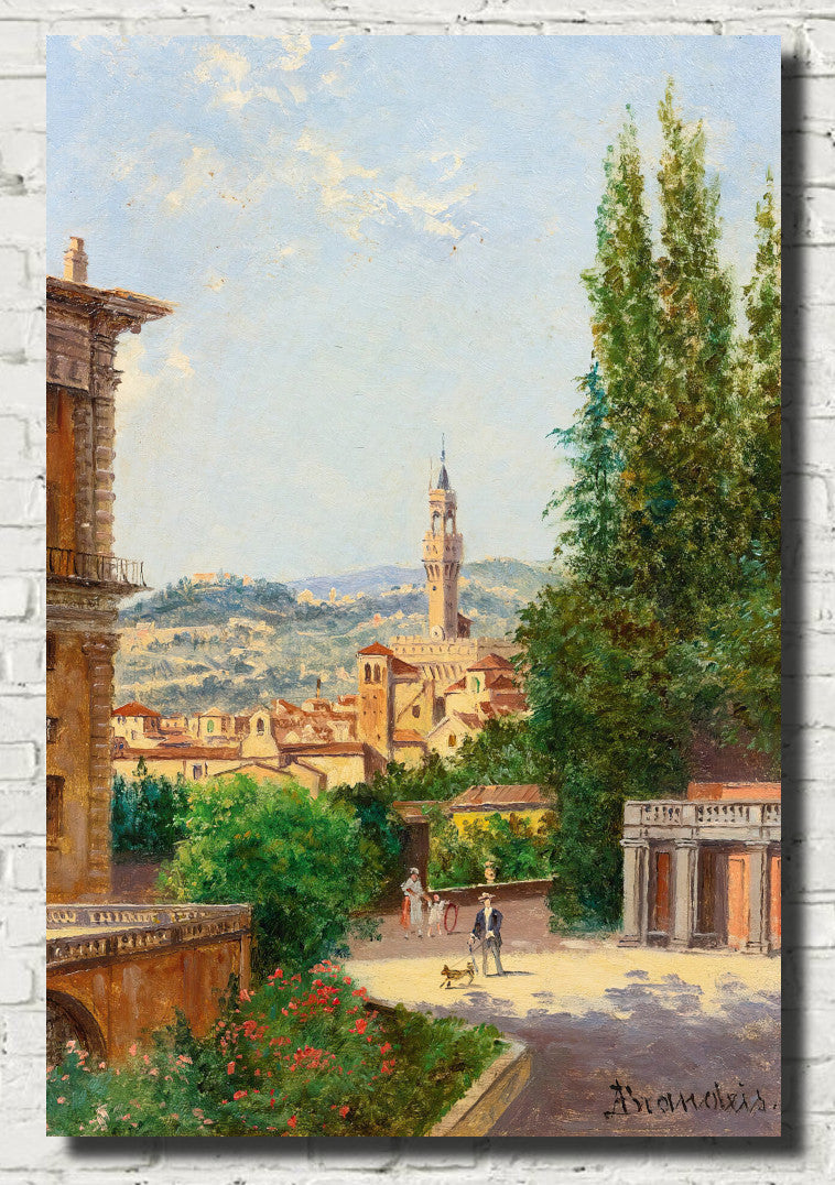 View Of Palazzo Vecchio From The Boboli Gardens, Florence, Antonietta Brandeis Fine Art Print