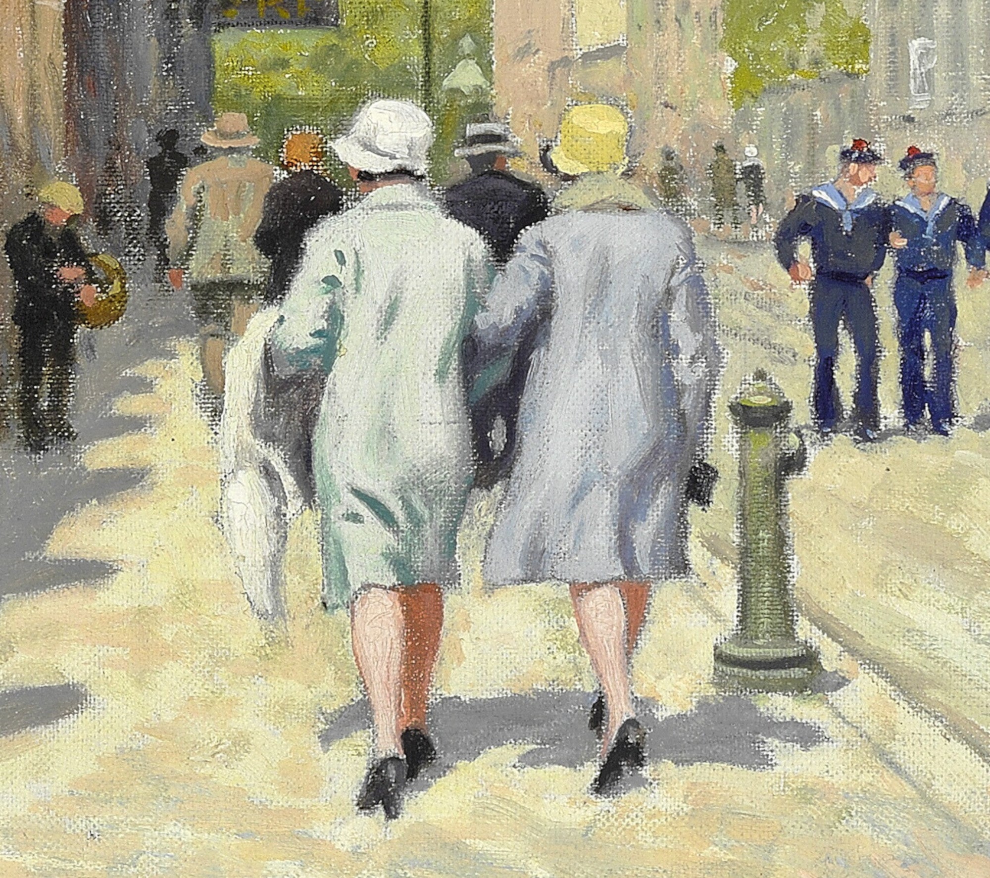 Paul Gustav Fischer Fine Art Print, View from Bredgade at the Church of Saint Ansgar in Copenhagen