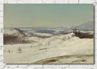 Frederic Edwin Church, View from Olana in the Snow