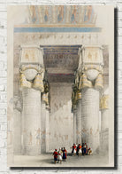 View from under the portico of the Temple of Dendera, David Roberts Fine Art Print