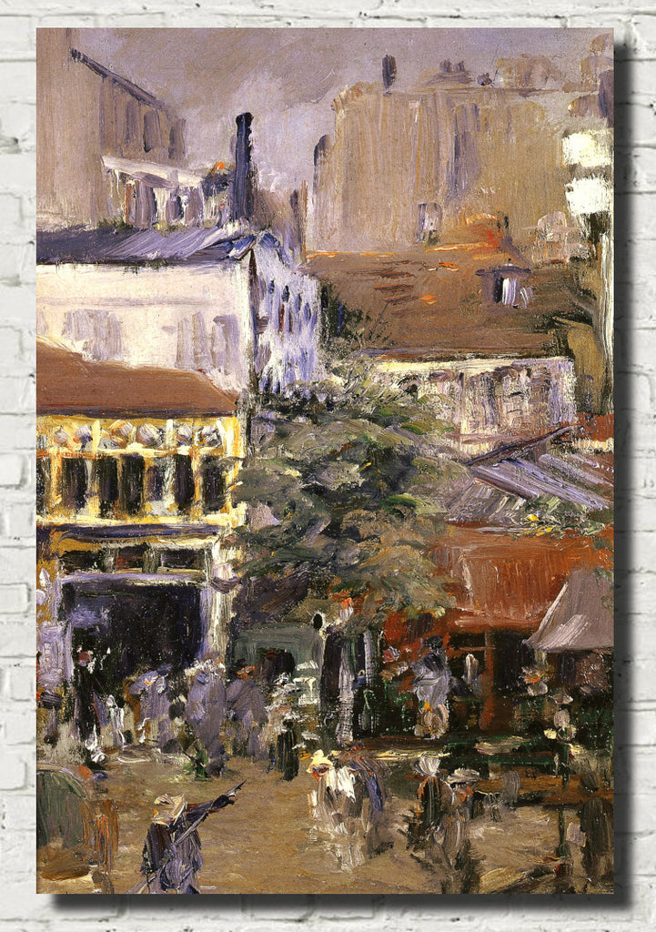 Édouard Manet, Impressionist French Fine Art Print : View near Clichy