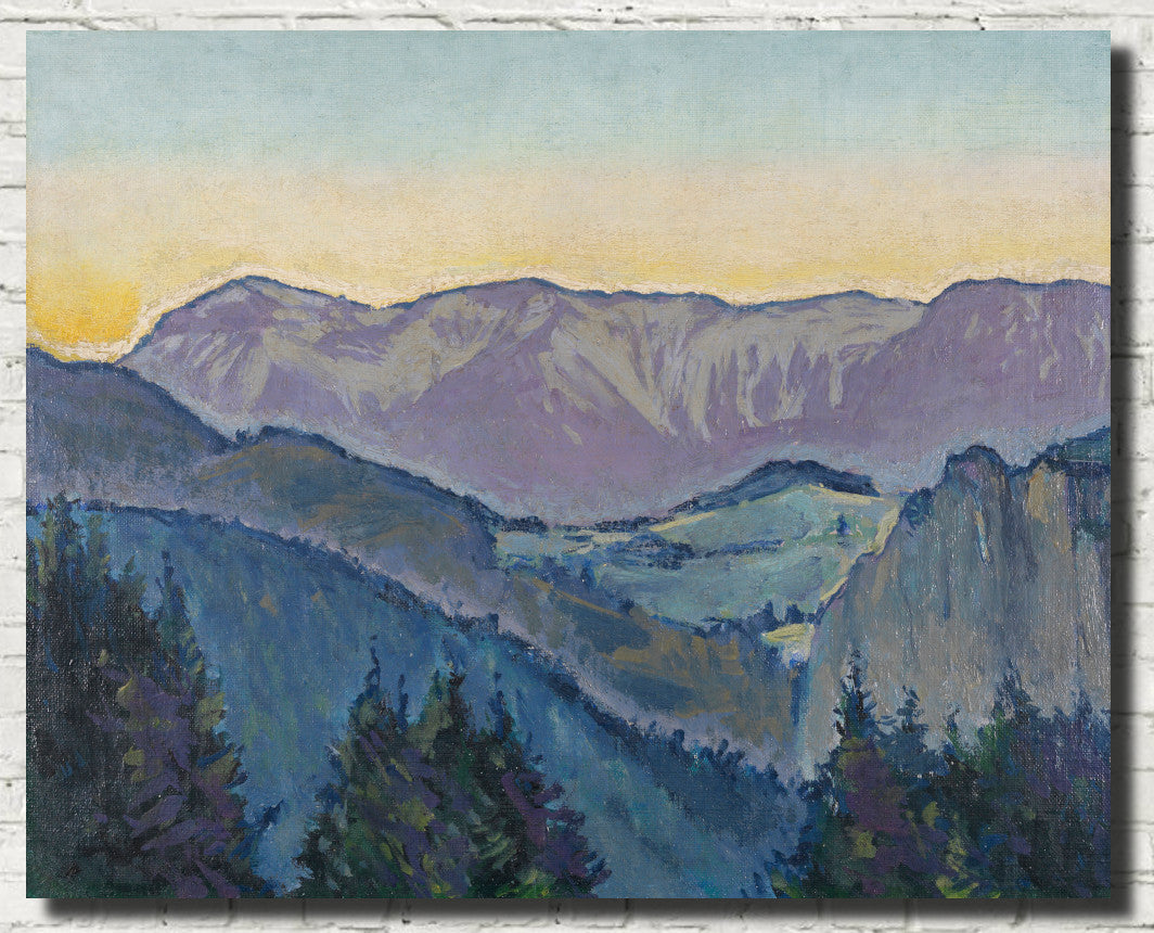 Koloman Moser Fine Art Print, View of the Rax