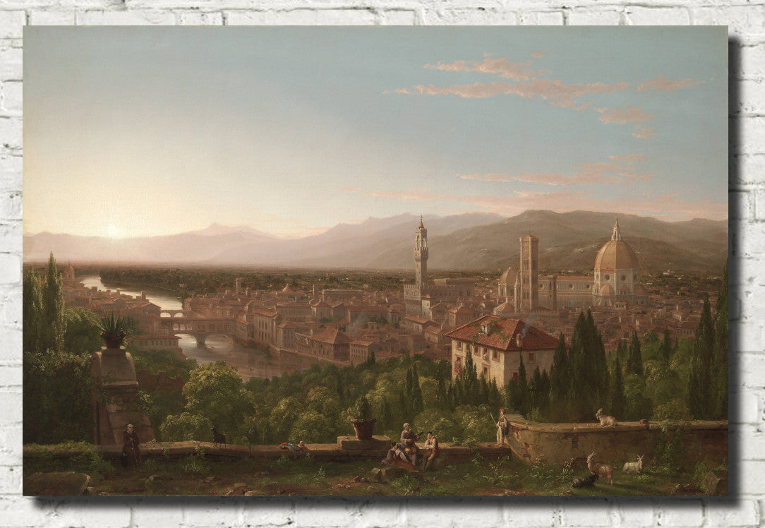 Thomas Cole Fine Art, View of Florence from San Miniato