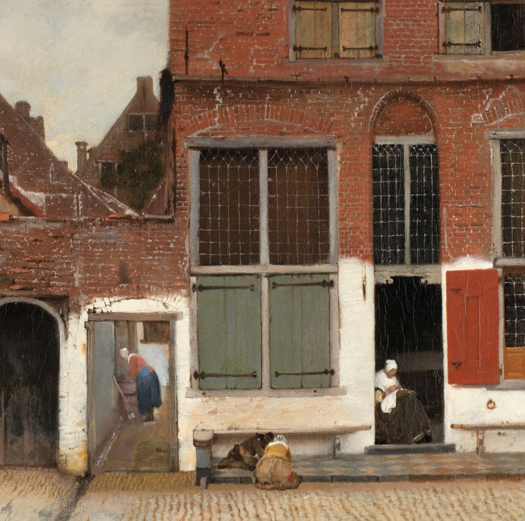 Johannes Vermeer Fine Art Print : The Little Street, Delft