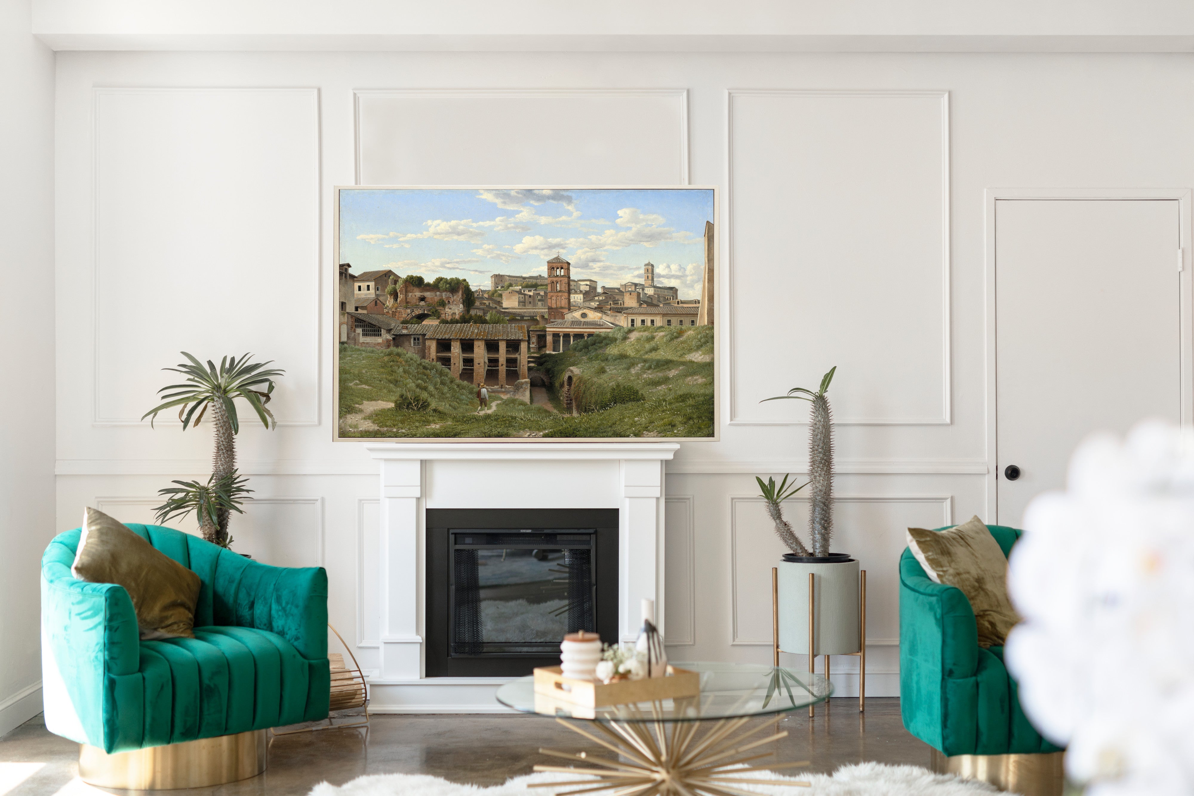 View of the Cloaca Maxima, Rome, C W Eckersberg