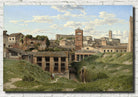 View of the Cloaca Maxima, Rome, C W Eckersberg