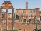 View of the Forum in Rome, C W Eckersberg