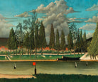 Henri Rousseau, Post- Impressionist Fine Art Print, View of the Quai d' Asnières