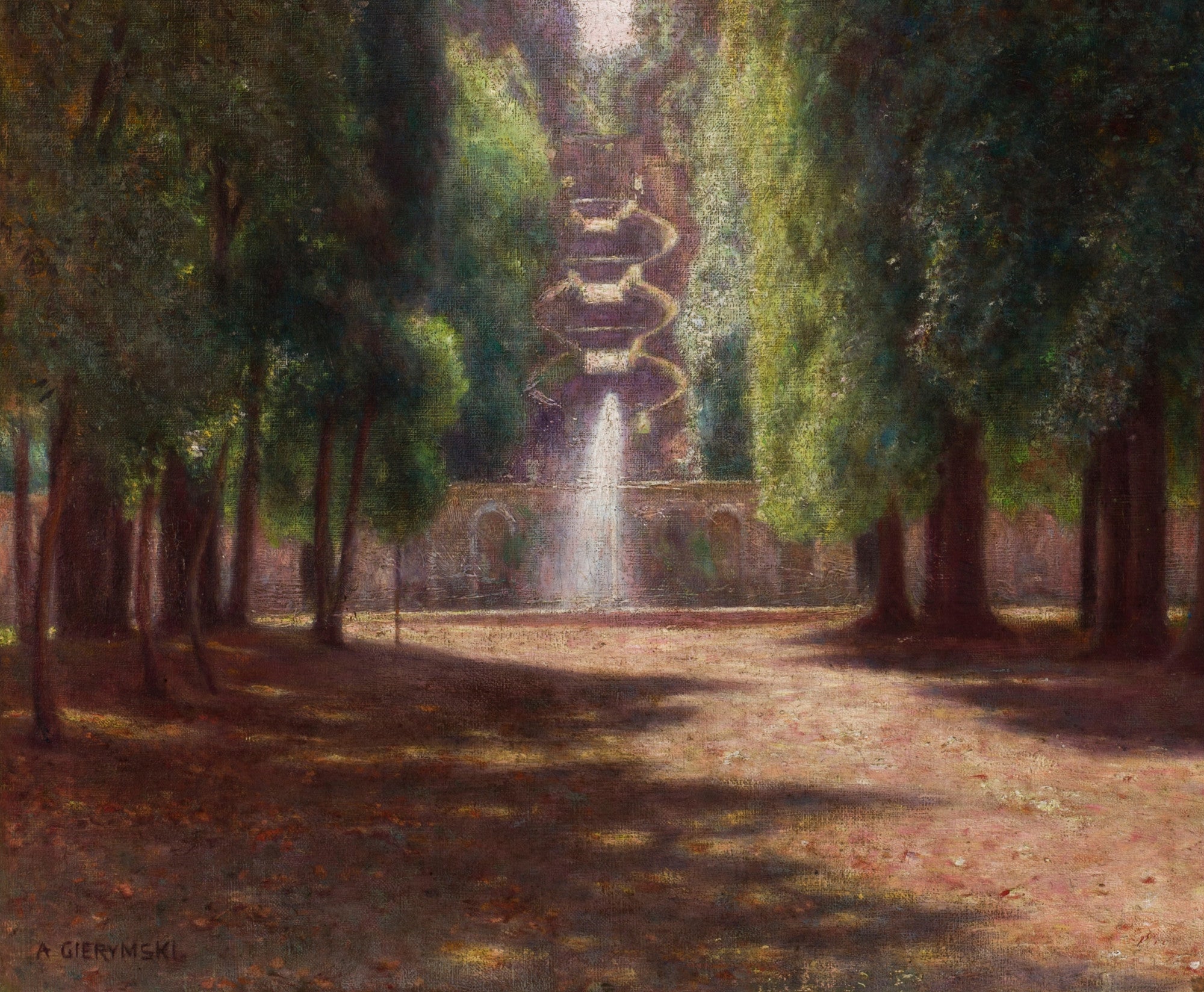 Villa Torlonia in Frascati, Aleksander Gierymski Fine Art Print