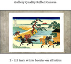 36 Views of Mount Fuji, Barrier Town on the Sumida River, Katsushika Hokusai, Japanese Print