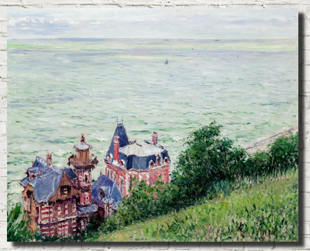 Gustave Caillebotte Fine Art Print : Villas at Trouville