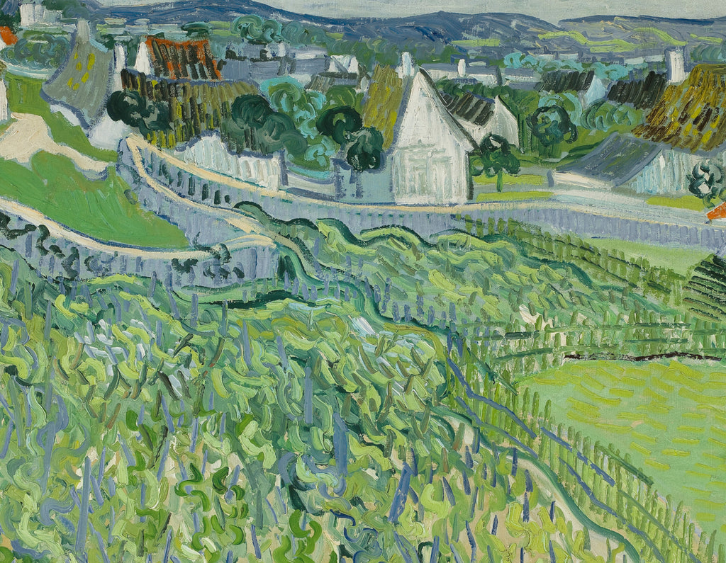 Vineyards at Auvers, Vincent Van Gogh Fine Art Print