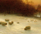 Joseph Farquharson Fine Art Print, The West With Evening Glows