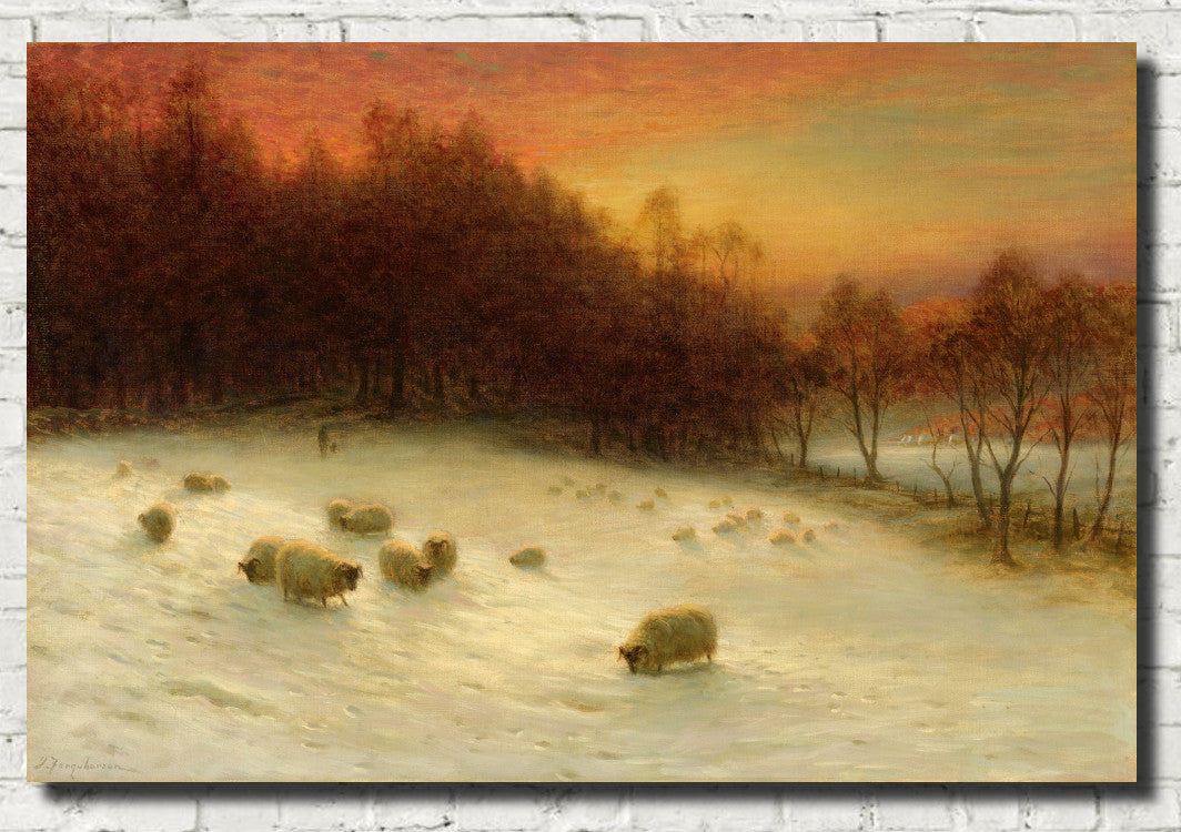 Joseph Farquharson Fine Art Print, The West With Evening Glows