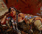 Waiting and Mad, Charles Marion Russell, Western American Fine Art Print