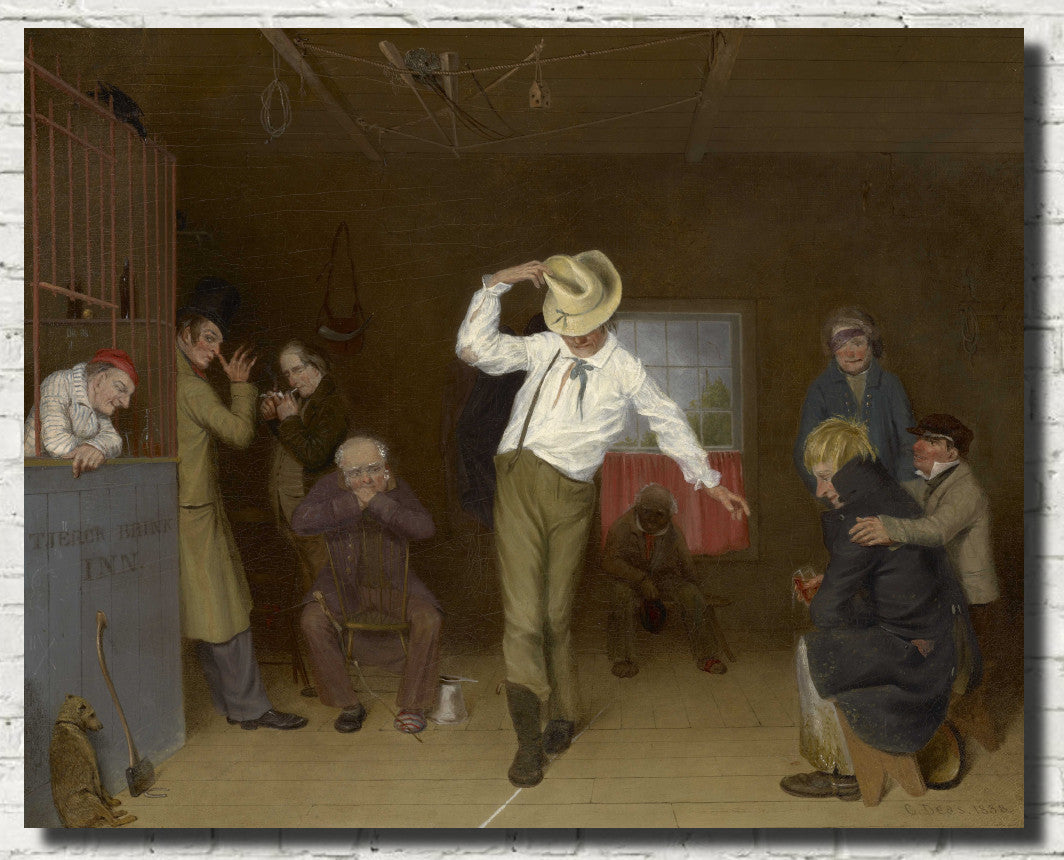 Charles Deas Fine Art Print, Walking the Chalk
