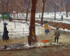 Washington Square, Winter, William Glackens Fine Art Print