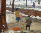 Washington Square, Winter, William Glackens Fine Art Print