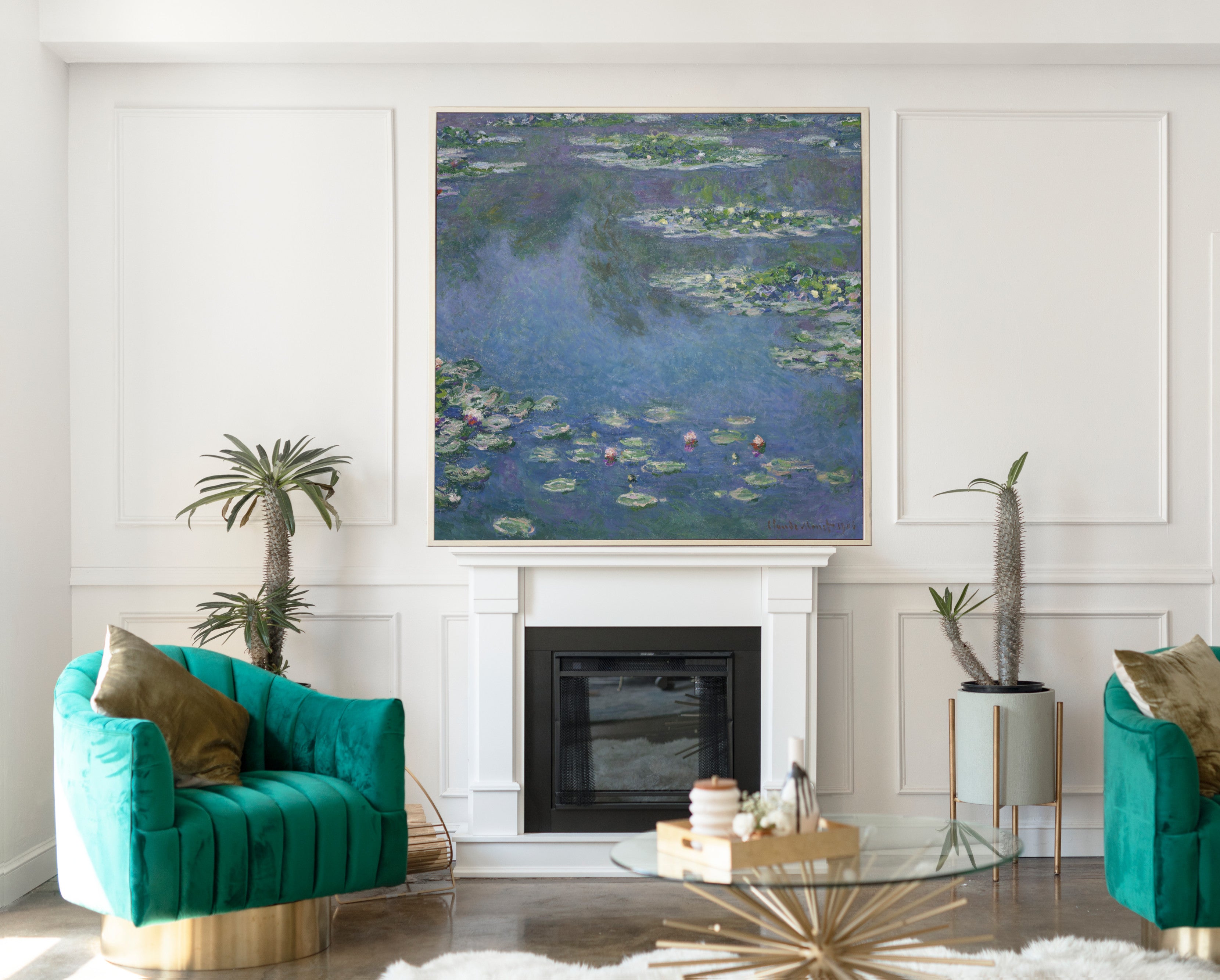 Water Lilies (1906), Claude Monet Impressionist Art Print