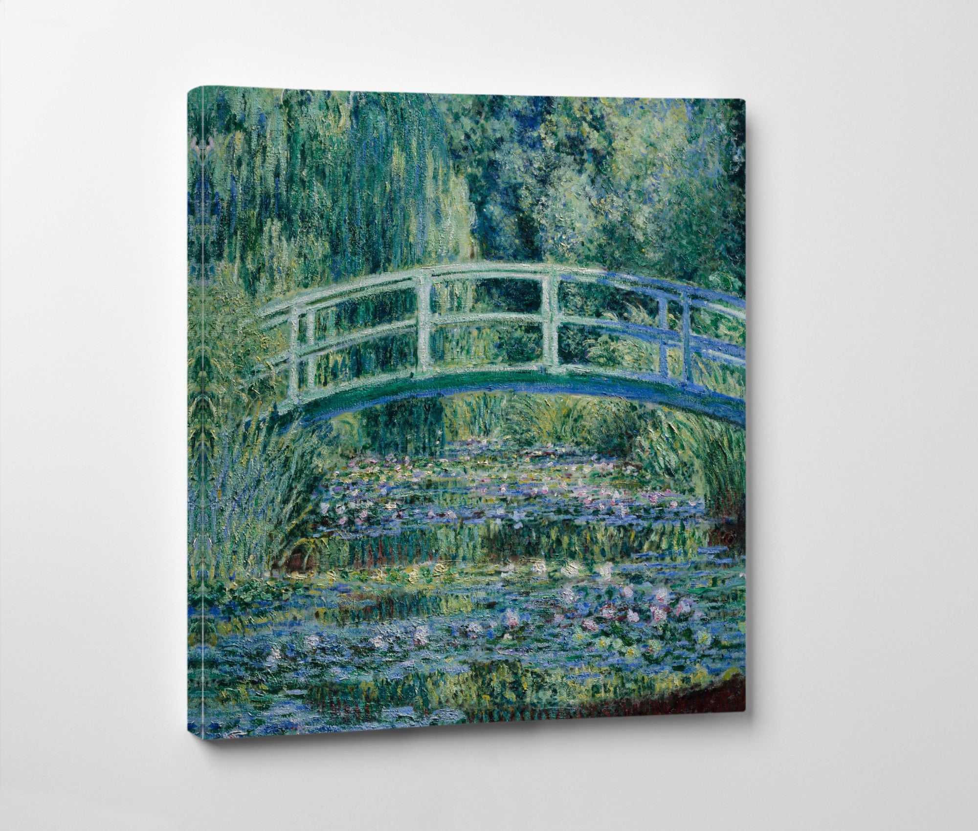 Water Lilies and Japanese Bridge, Claude Monet, Gallery Quality Canvas Reproduction