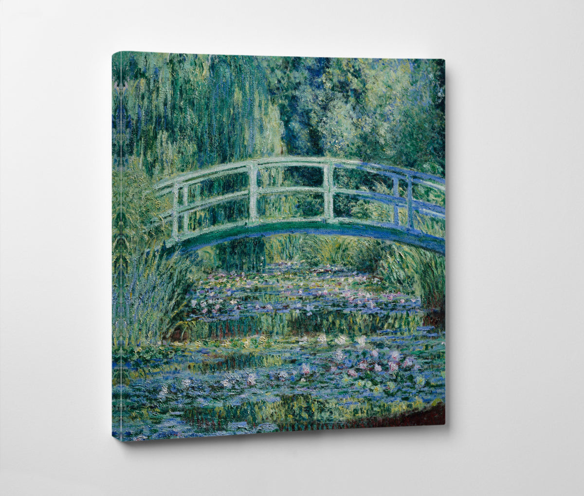 Water Lilies And Japanese Bridge, Claude Monet, Gallery Quality Canvas ...