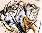 Watercolour with Seven Strokes, Wassily Kandinsky Abstract Fine Art Print