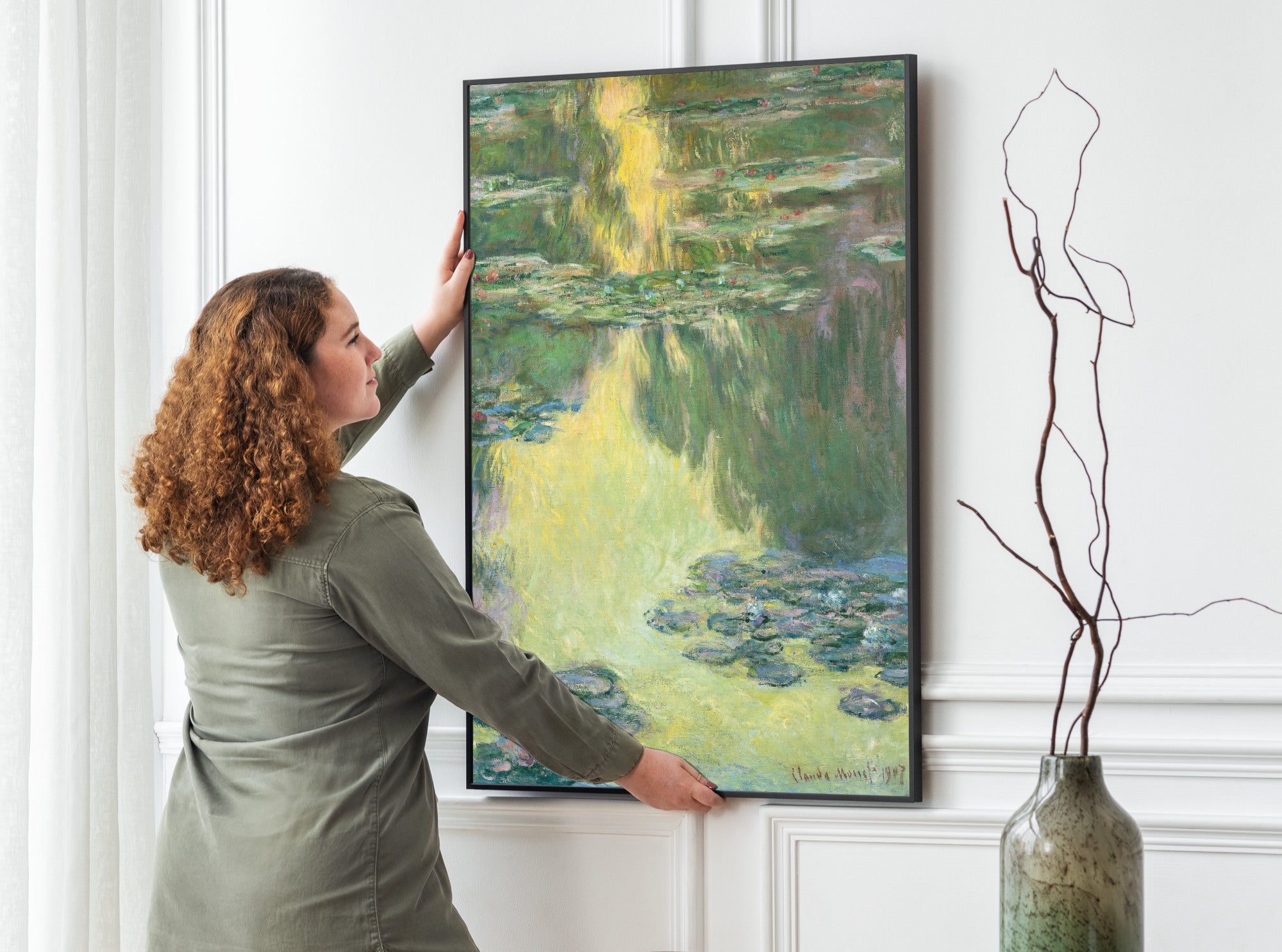 Claude Monet, Water Lilies, Canvas Reproduction