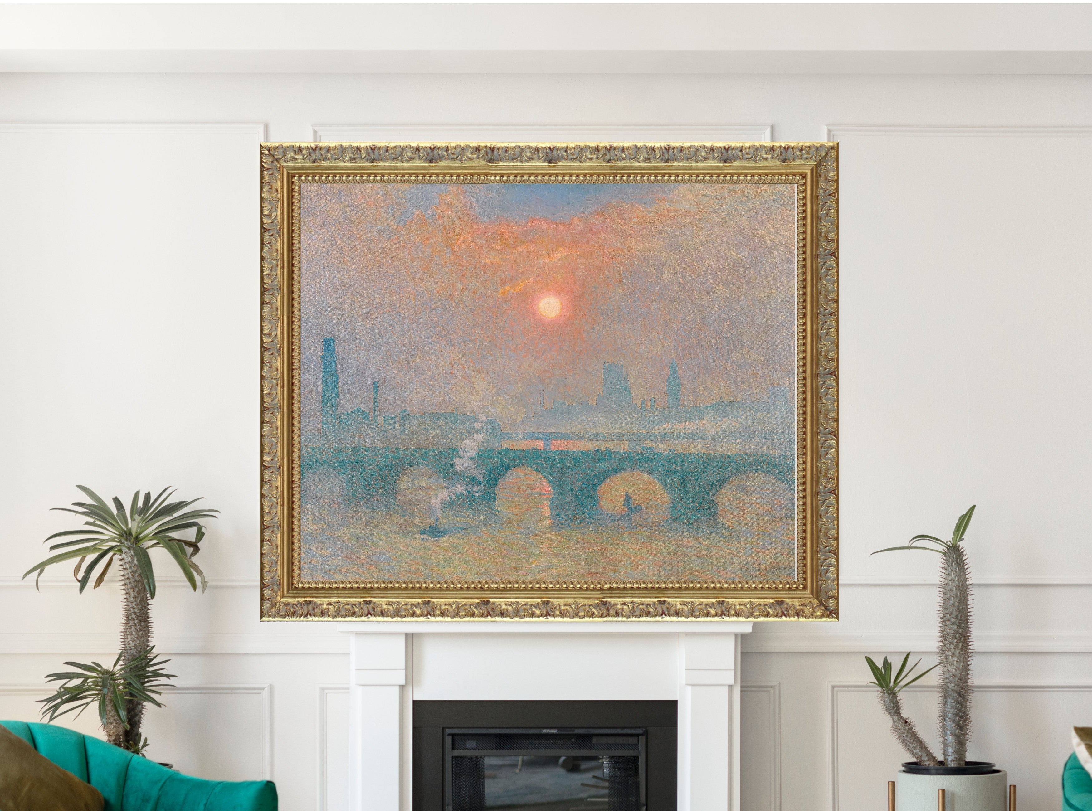 Waterloo Bridge, London, Emile Claus, Belgian Luminsm