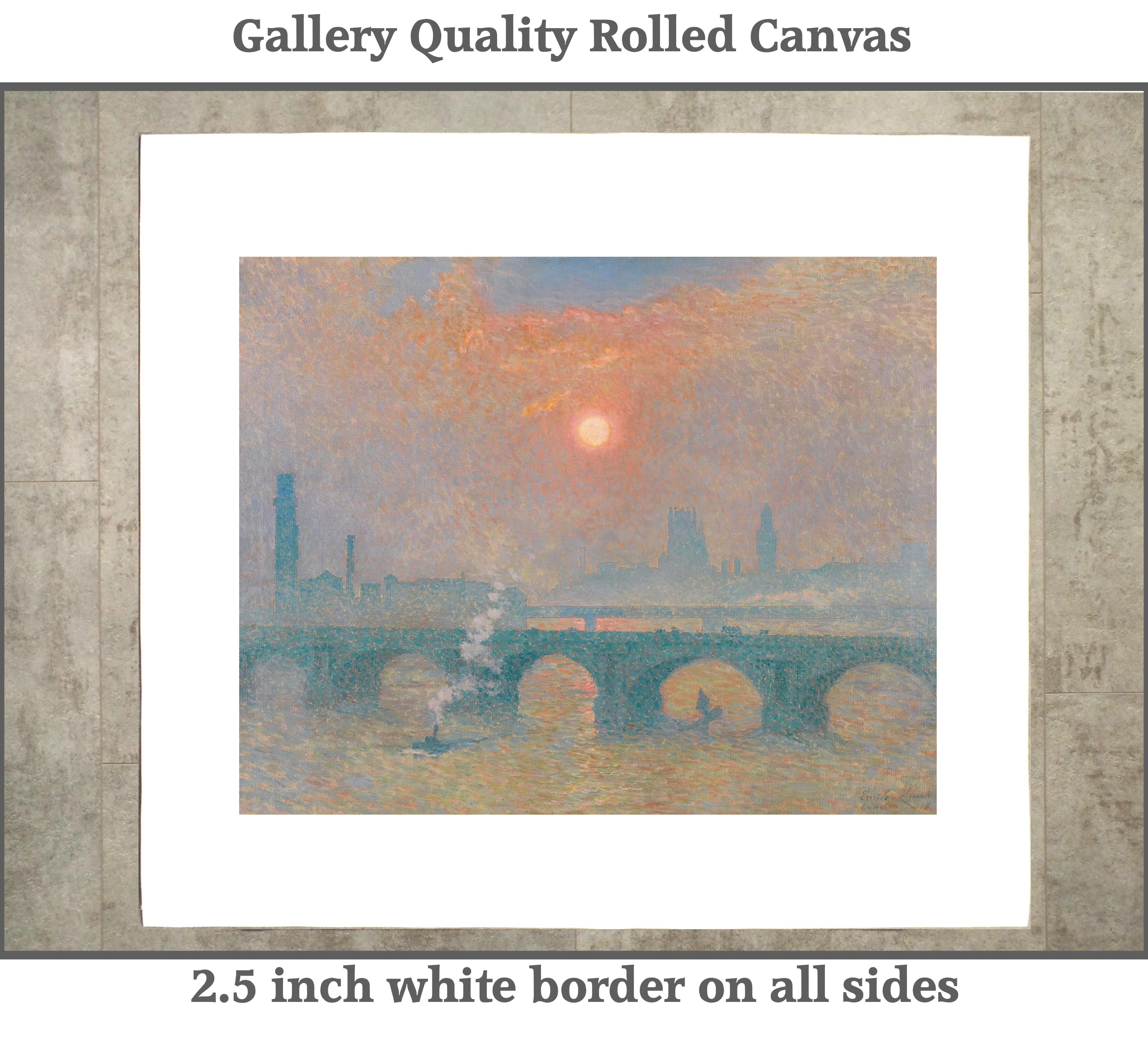 Waterloo Bridge, London, Emile Claus, Belgian Luminsm