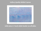 Waterloo Bridge, Fog Effect, Claude Monet, Gallery Quality Canvas Reproduction