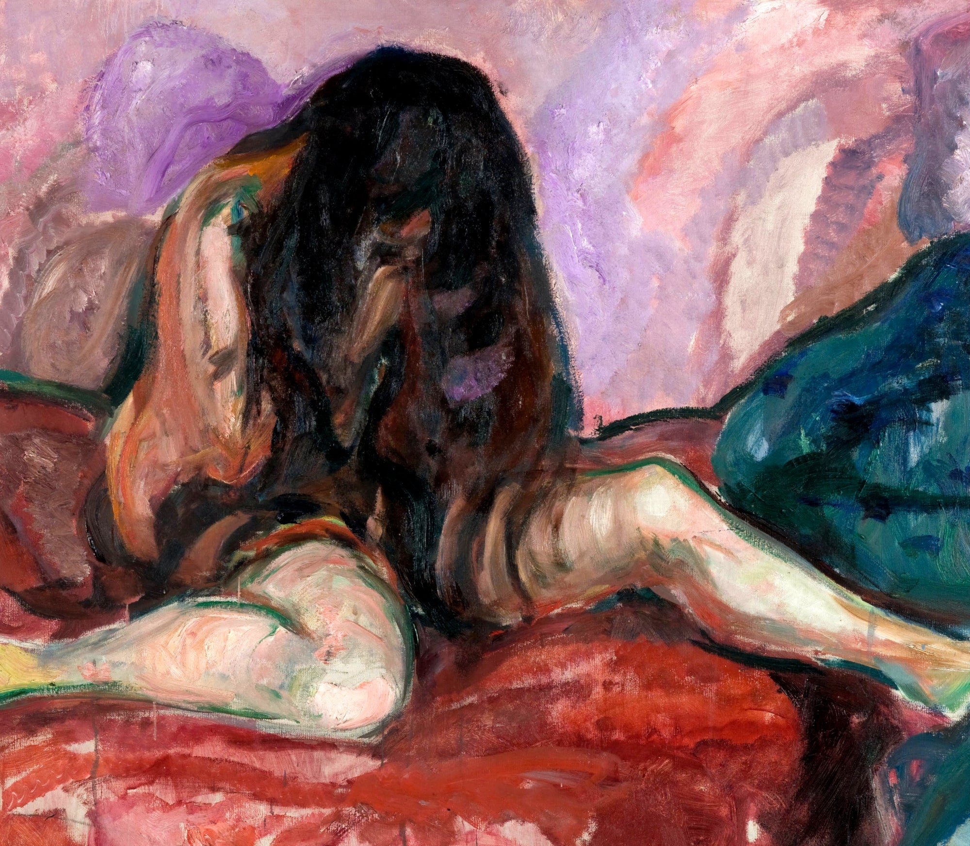 Edvard Munch Fine Art Print, Weeping Nude