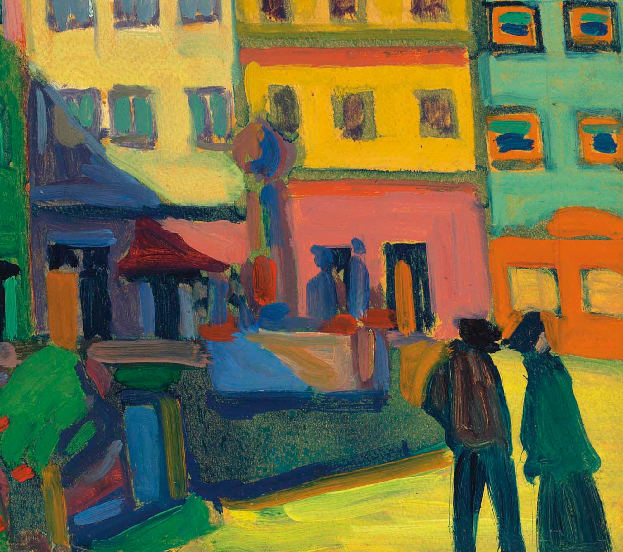 Wassily Kandinsky Abstract Fine Art Print, Weilheim-Marienplatz
