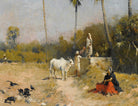Edwin Lord Weeks Fine Art Print, Wells in South India