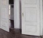 Wilhelm Hammershoi Fine Art Print, White doors, Strandgade 30