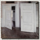 Wilhelm Hammershoi Fine Art Print, White doors, Strandgade 30