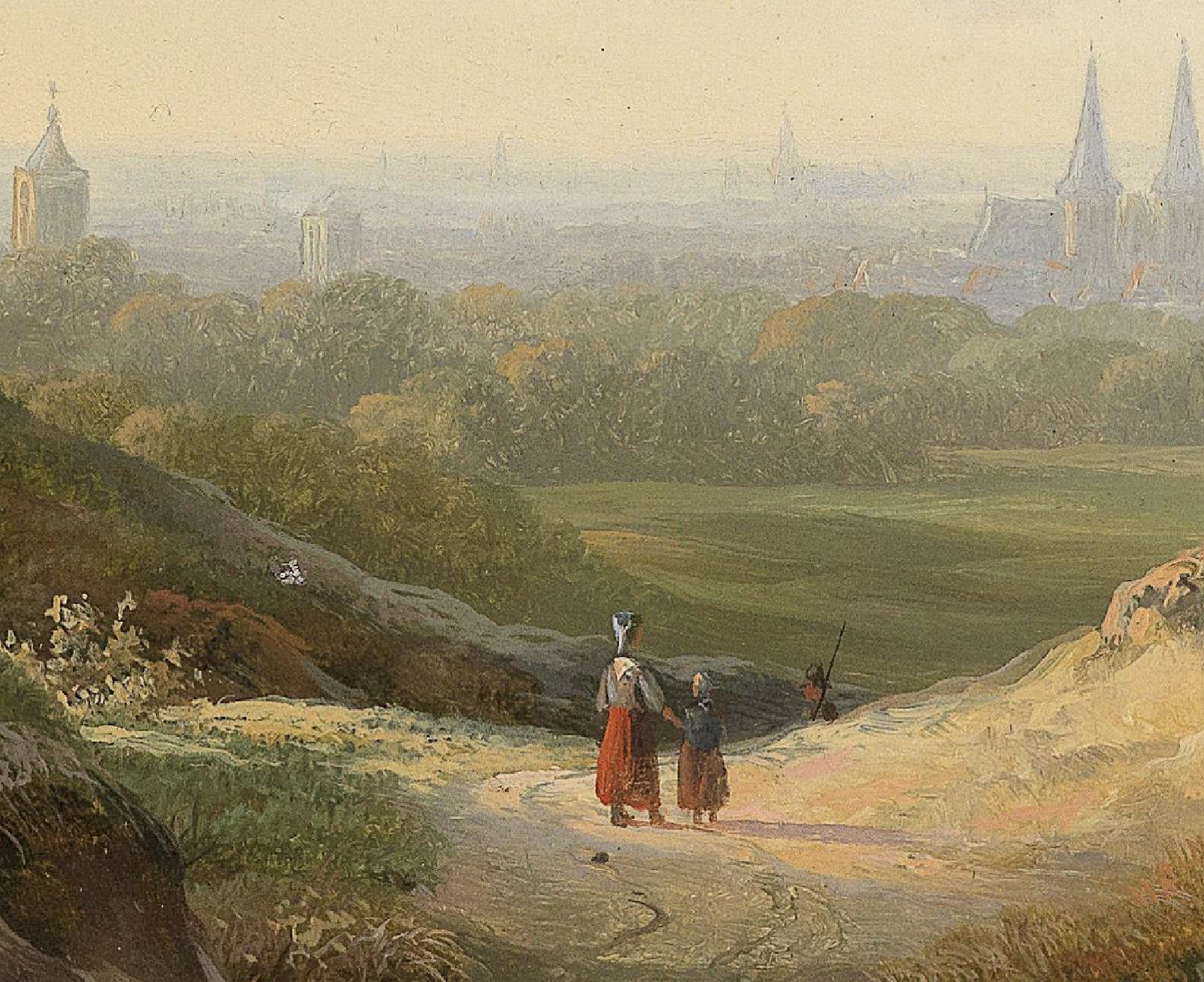 Willem de Klerk Fine Art Print, View of Kleve