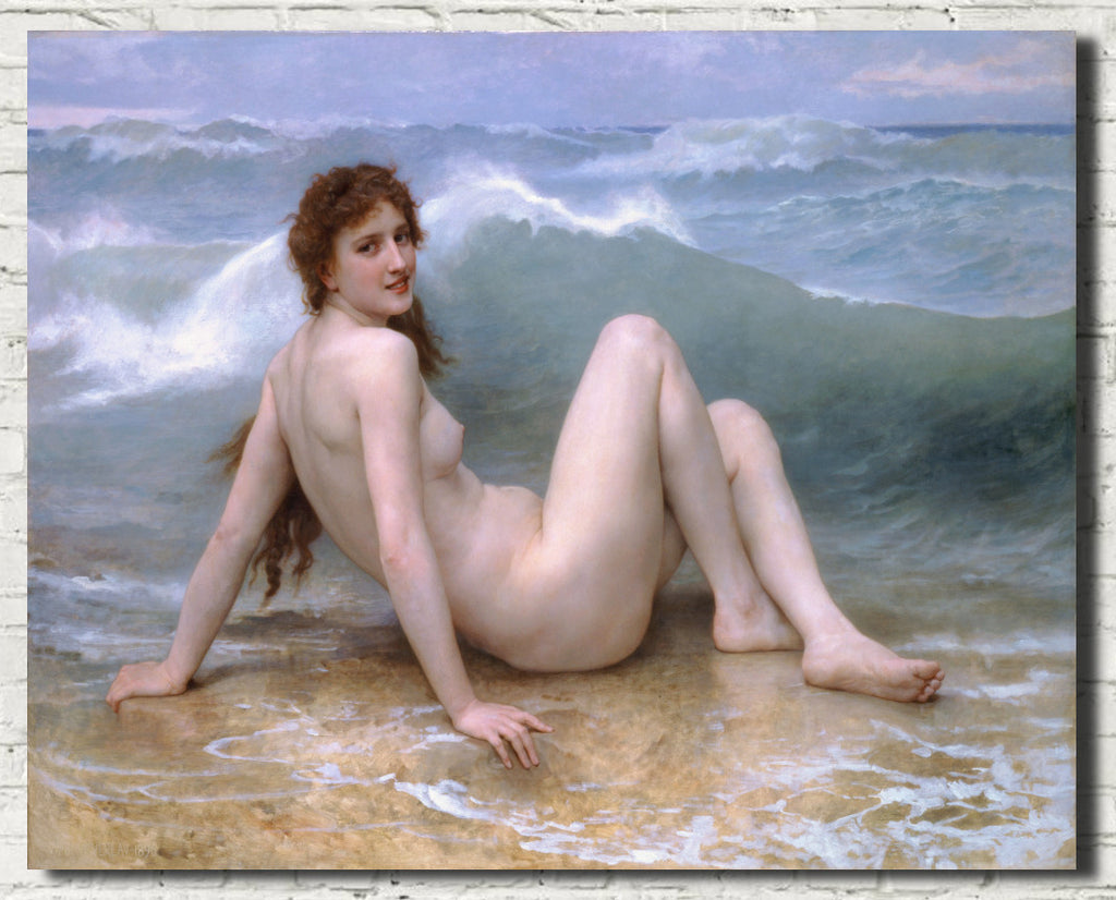 William-Adolphe Bouguereau, Fine Art Print : The Wave