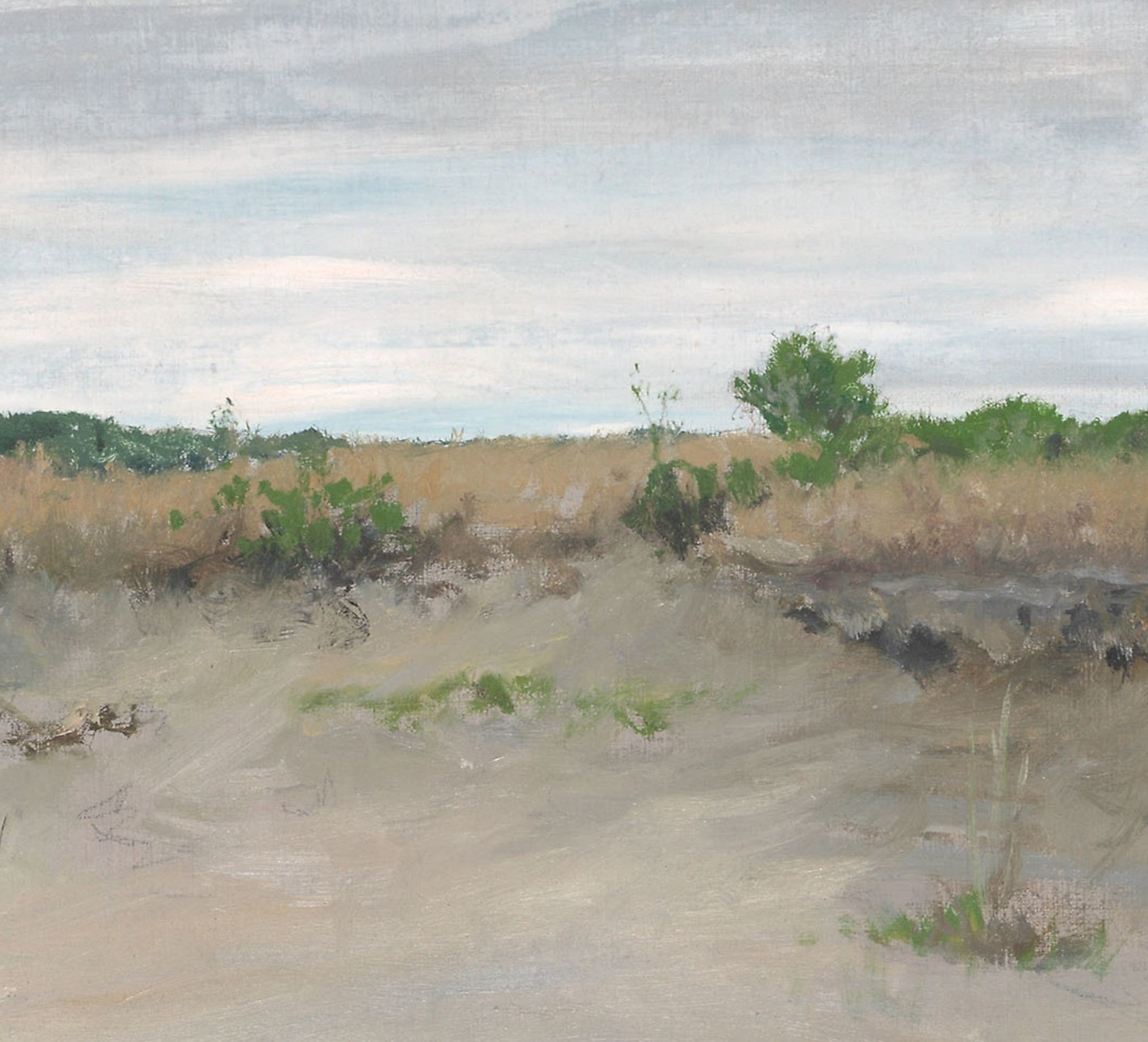 William Merritt Chase Fine Art Print, Wind-Swept Sands