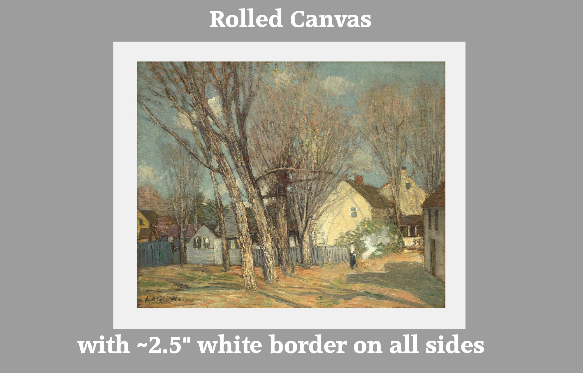 Windham Village, J. Alden Weir