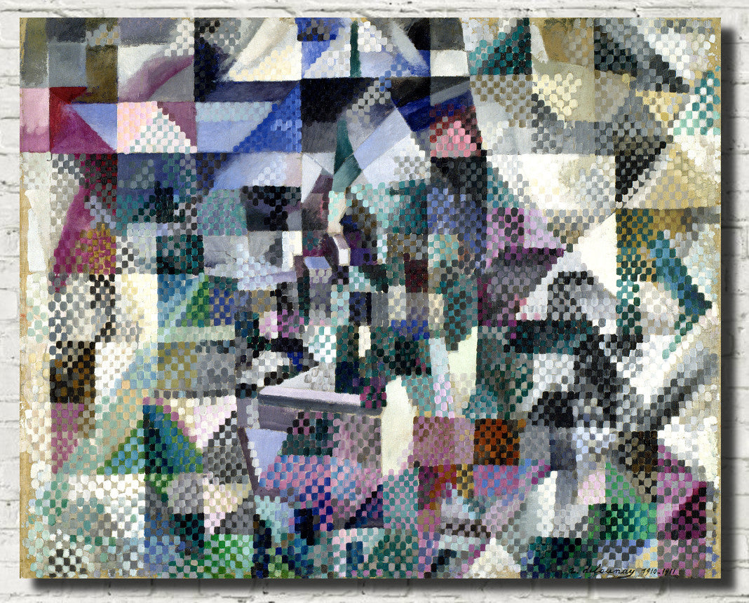 Robert Delaunay Fine Art Print, Window on the City No. 3