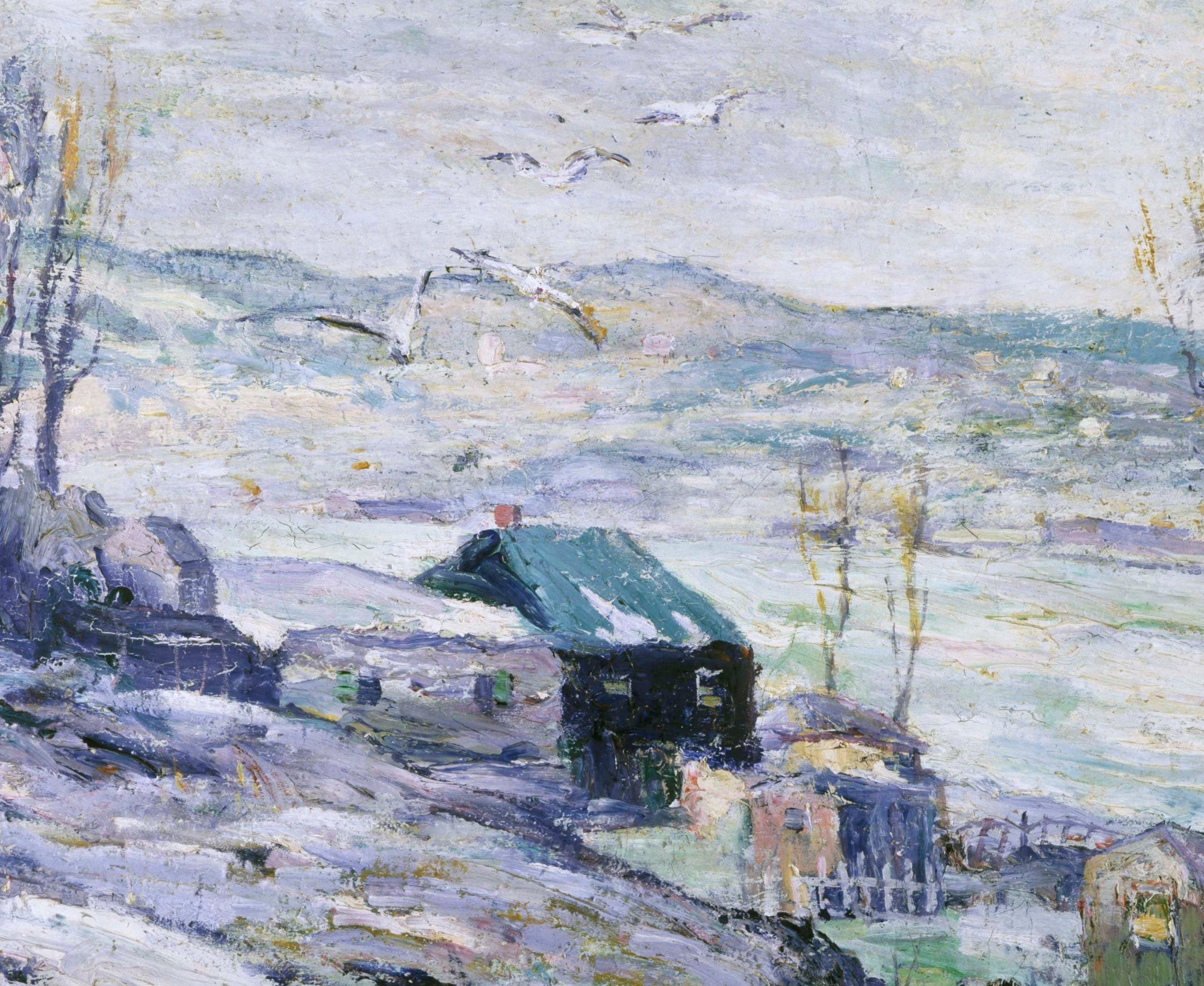 Windy Day, Bronx River, Ernest Lawson Fine Art Print