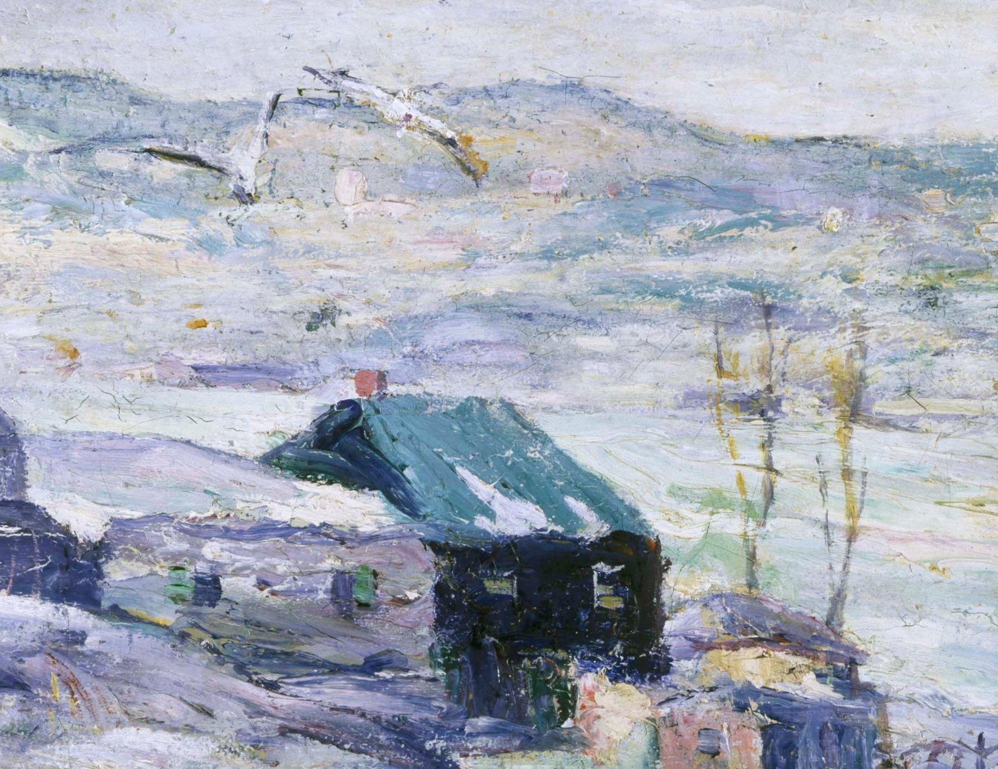 Windy Day, Bronx River, Ernest Lawson Fine Art Print